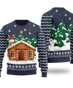 Gingerbread House Ugly Xmas Sweater