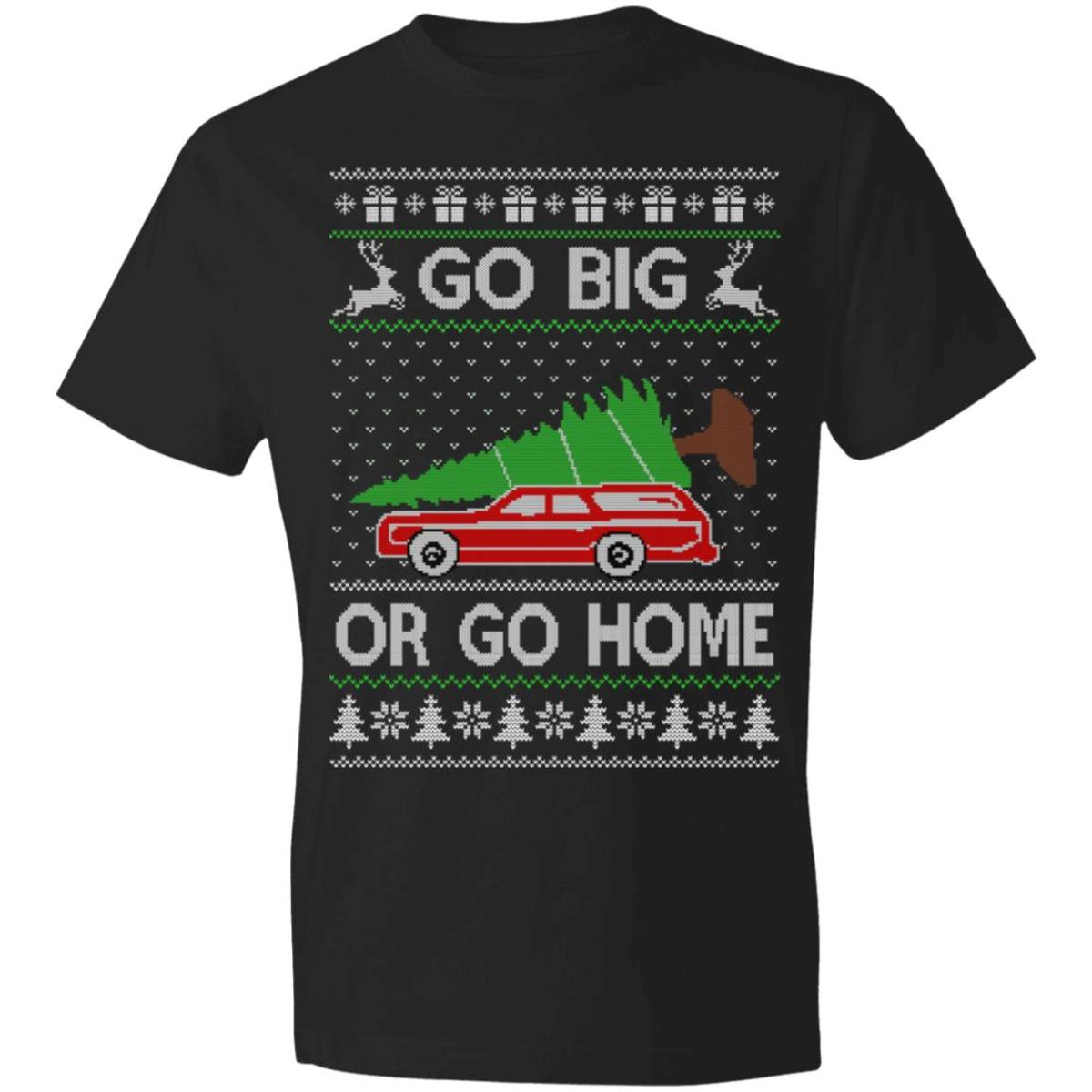 Go Big Or Go Home Funny Christmas Long Sleeve Women