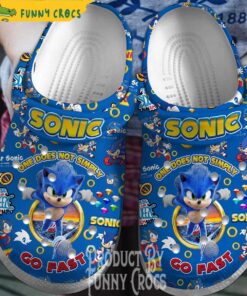 Sonic The Hedgehog Adults Crocs Clog Shoes