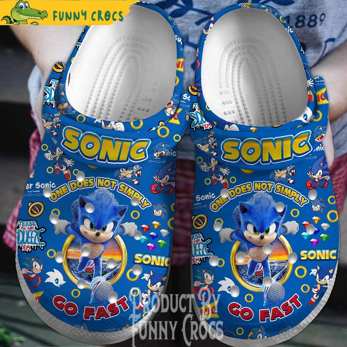 Shadow Sonic Crocs Shoes