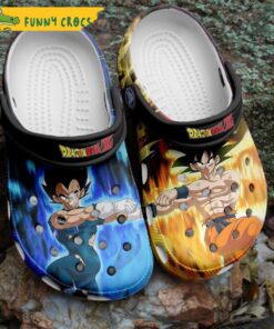 Goku And Vegeta Fuse Dragon Ball Z Crocs Clog Slippers