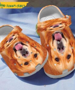 Golden Retriever Cute Baby Dog Crocs Clog Shoes