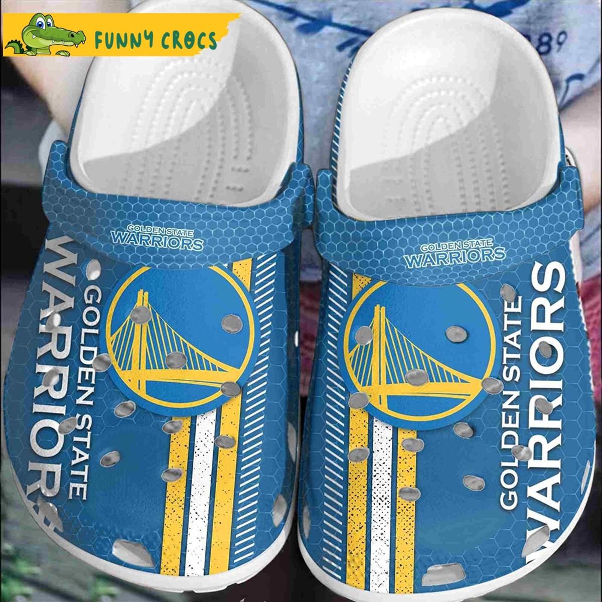 Golden State Warriors Crocs Shoes