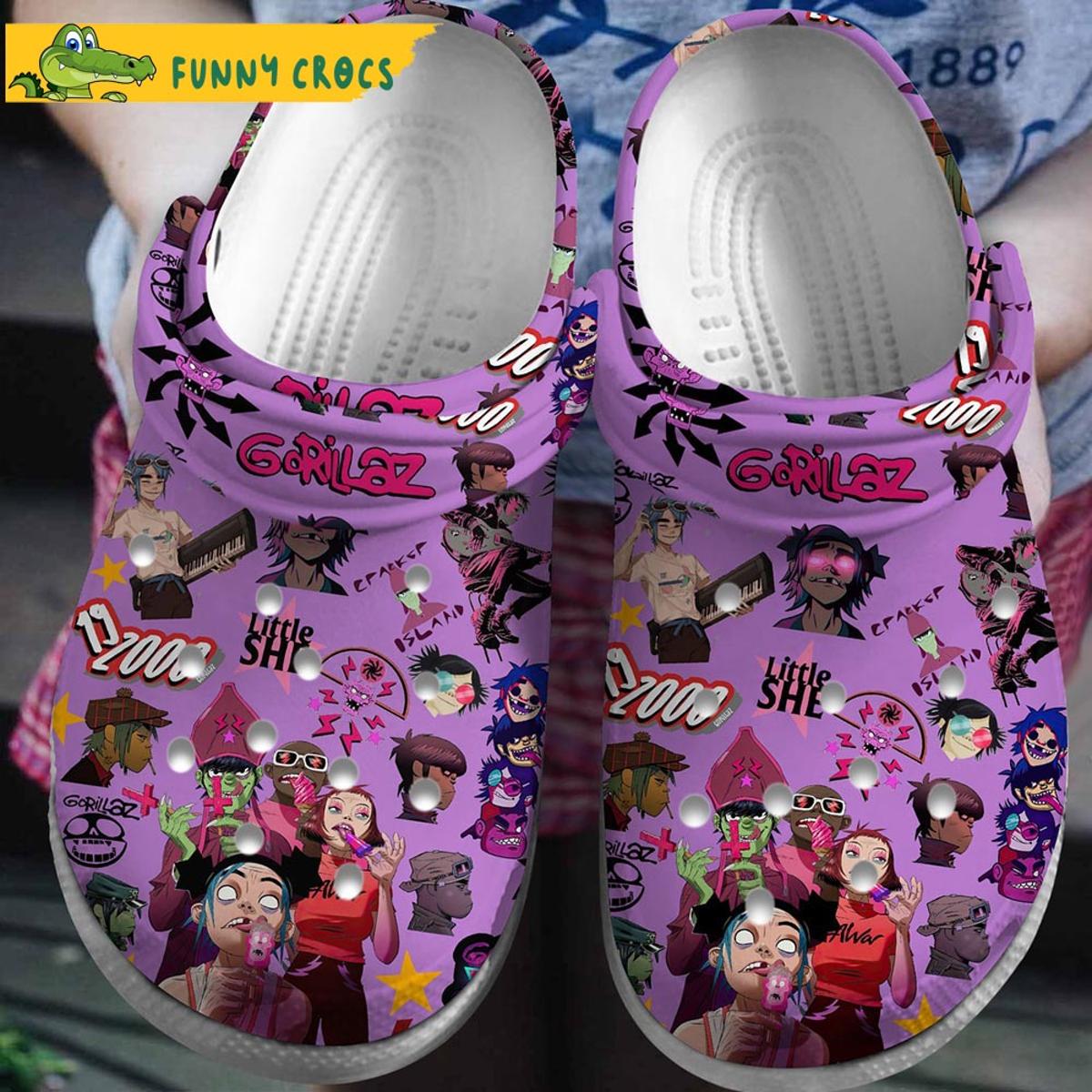 Halloween Music Crocs Clog Shoes