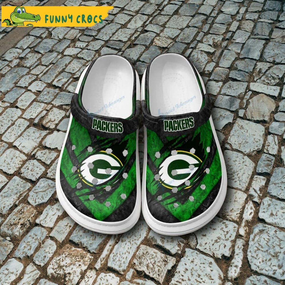 Customized Green Bay Packers Crocs Sandals