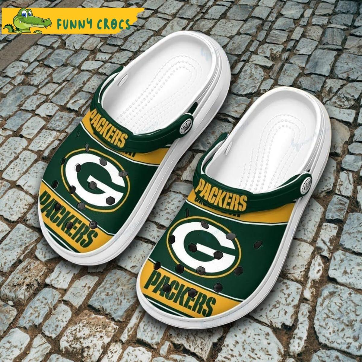 Green Bay Packers Go Pack Go Nfl Crocs Clog Shoes