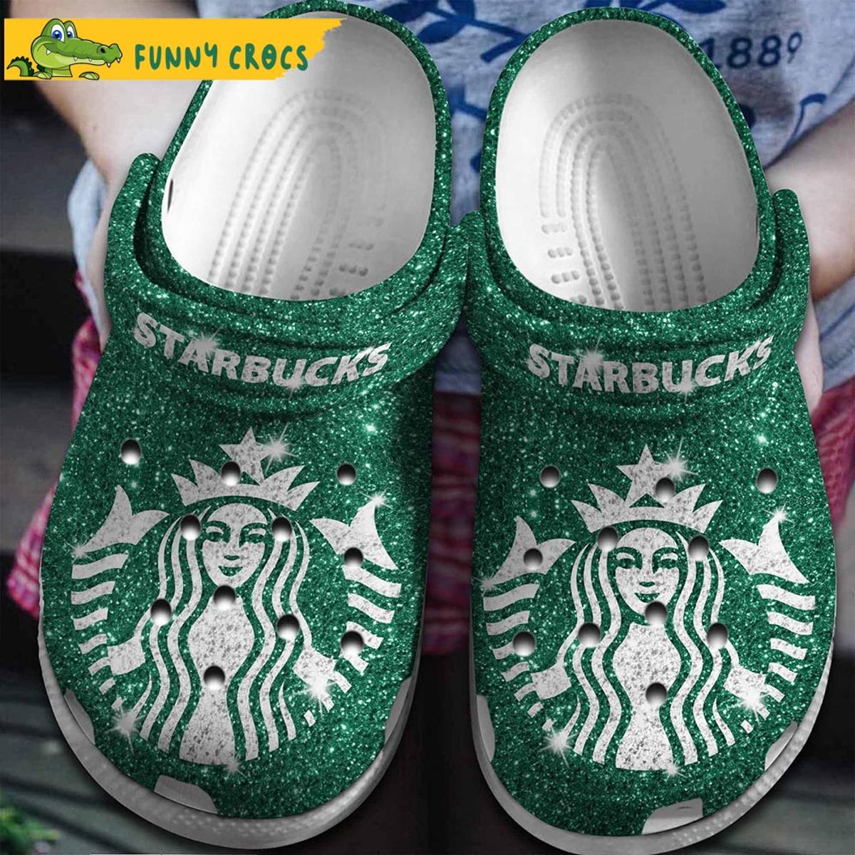 Green Drinks Starbucks Crocs Shoes