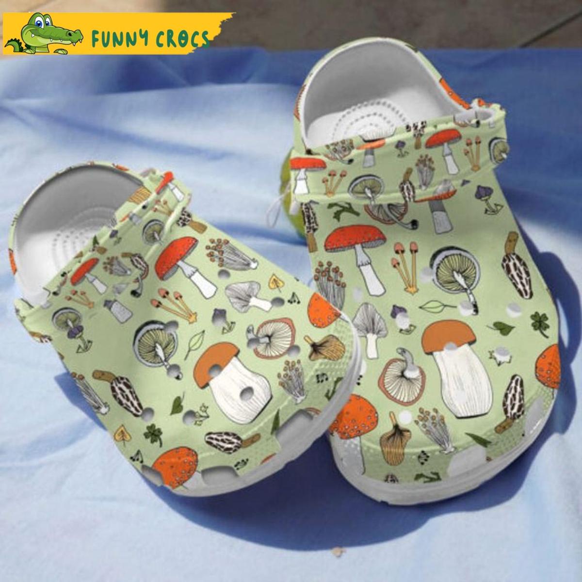 Funny Colorful Mushroom Crocs Sandals