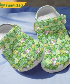 Green Pokemon Crocs Sandals