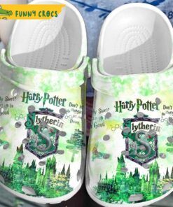 Green Slytherin Harry Potter Crocs Clog Shoes