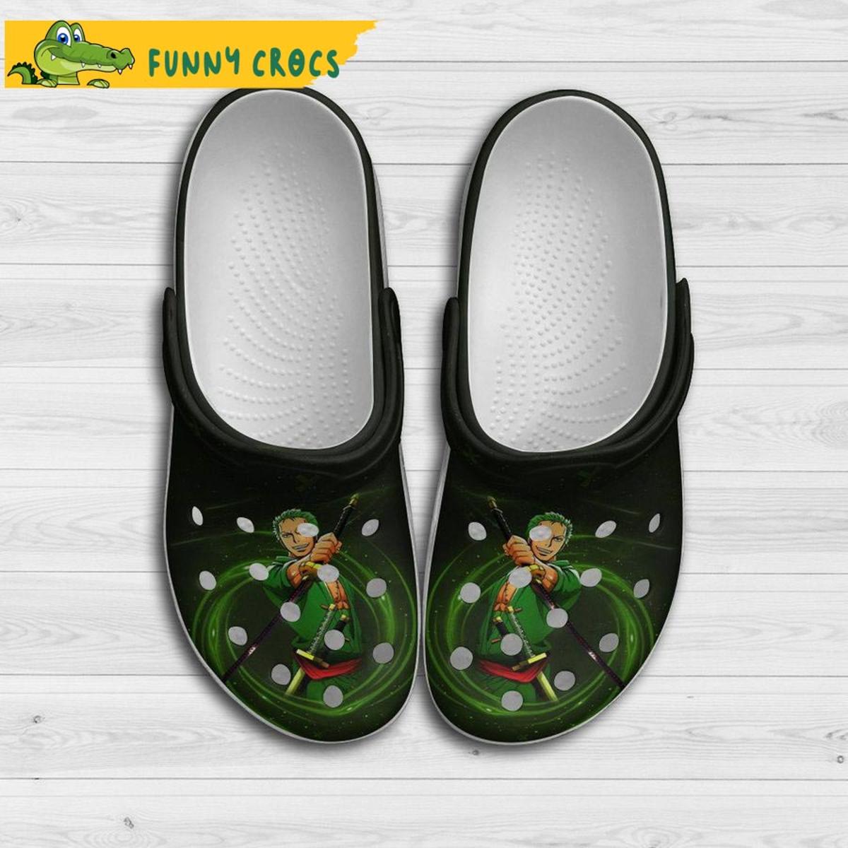 Funny Chibi Straw Hats One Piece Crocs Clog