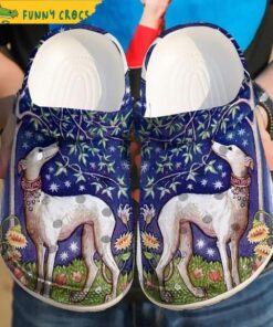 Colorful Greyhound Crocs Shoes