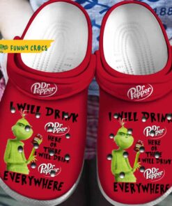 Personalized Dr Pepper Crocs Clog