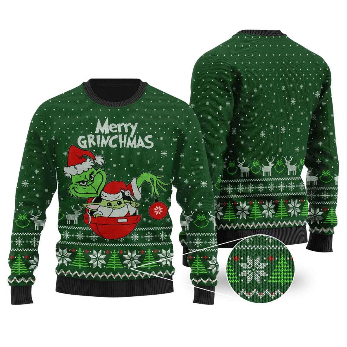 How Could It Be So Grinch Ugly Christmas Sweater