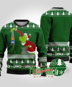 Grinch Stealing Bud Light Beer Sweater