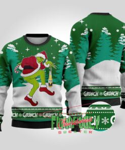 Grinch Stealing Corona Extra Beer Christmas Sweater