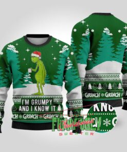 Grumpy Grinch Christmas Sweater