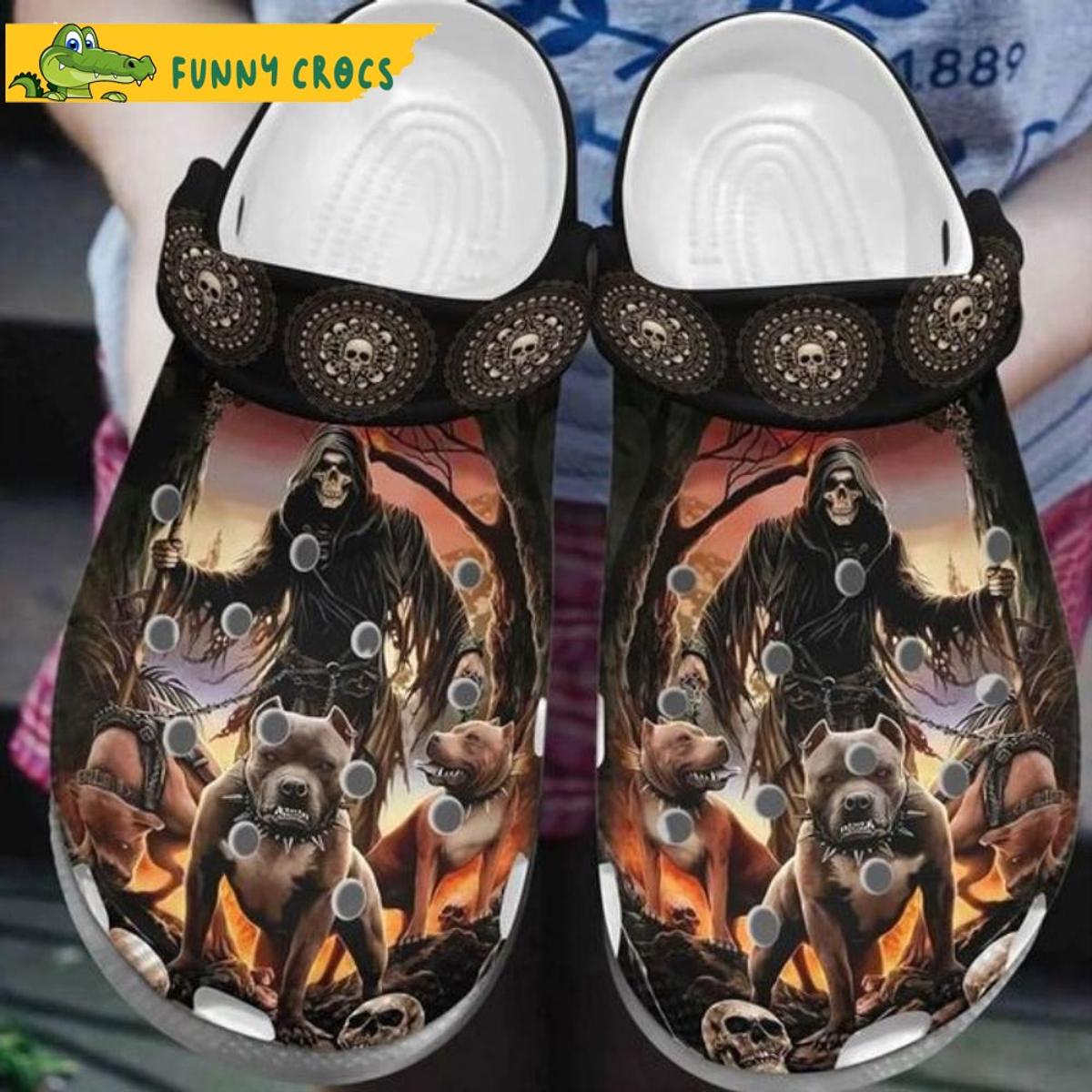 Funny Pitbull Lovers Dog Crocs Clog Shoes