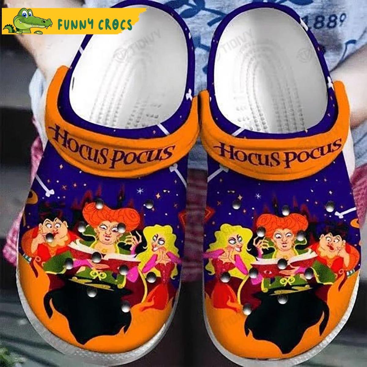 Funny Spellbook Hocus Pocus Halloween Crocs Clog Shoes