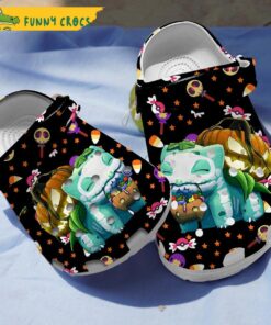 Halloween Bulbasaur Pokemon Crocs Clog Shoes