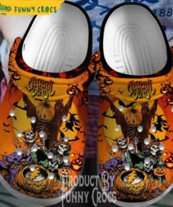 Halloween Grateful Dead Crocs Clog Slippers