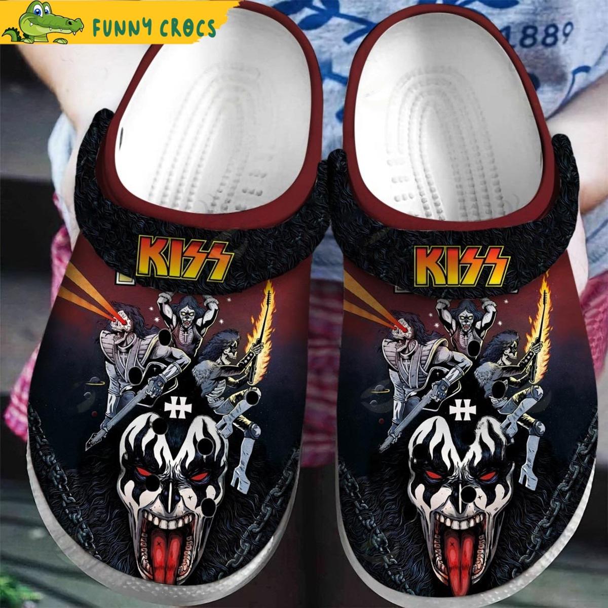 Kiss Tour Countdown Music Crocs Shoes