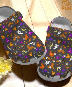 Halloween Light Black Disney Crocs Slippers