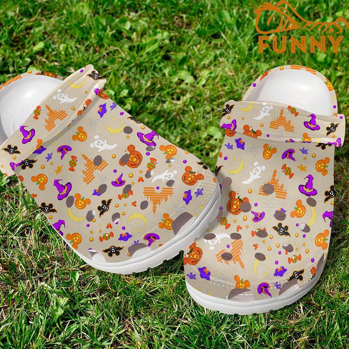 Halloween Light Purple Disney Crocs Shoes