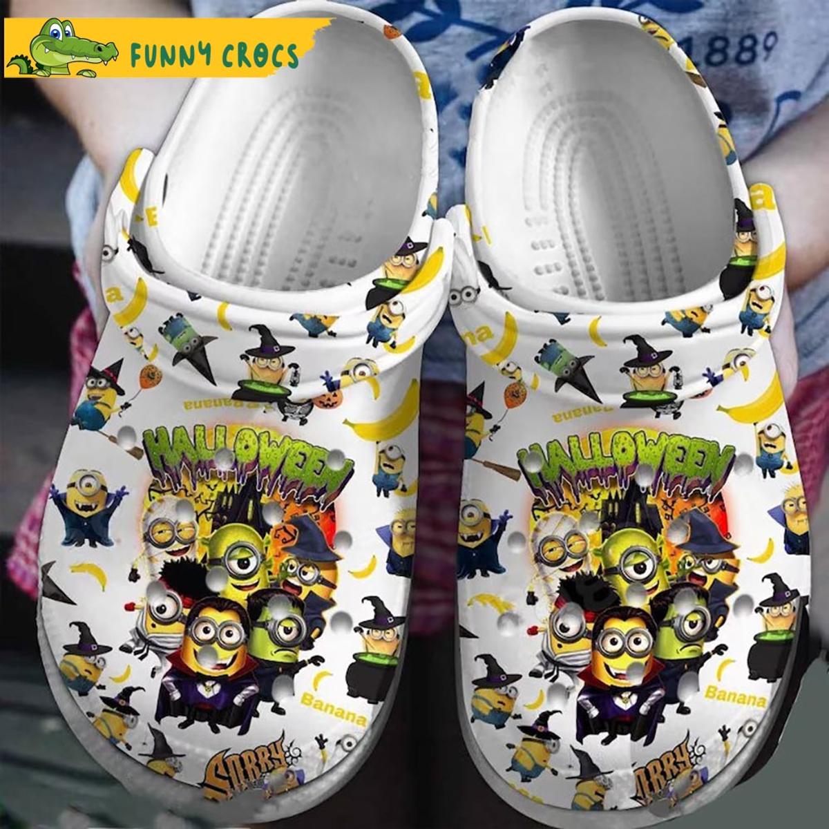 Funny Yellow Minion Crocs Shoes