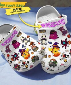 Halloween Pokemon Crocs Shoes