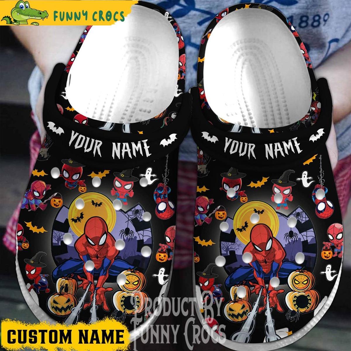 Halloween Spiderman Crocs Clog Shoes