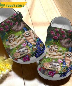 Happy Family Sloth Crocs Sandals