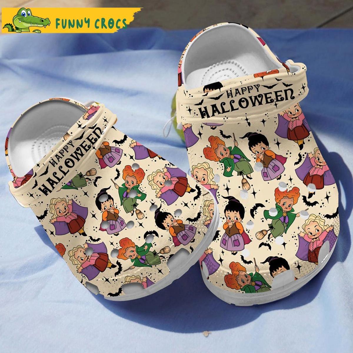 Hocus Pocus 1993 Characters Halloween Crocs Sandals