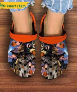 Happy Halloween Pumpkin Cat Crocs Shoes