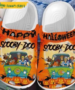 Happy Christmas Scooby Doo Crocs Shoes