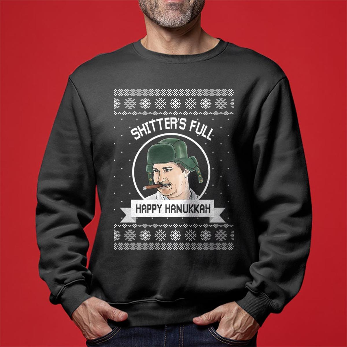 Happy Hanukkah National Lampoon Mens Ugly Sweater