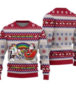 Happy Holigays Funny Ugly Christmas Sweater