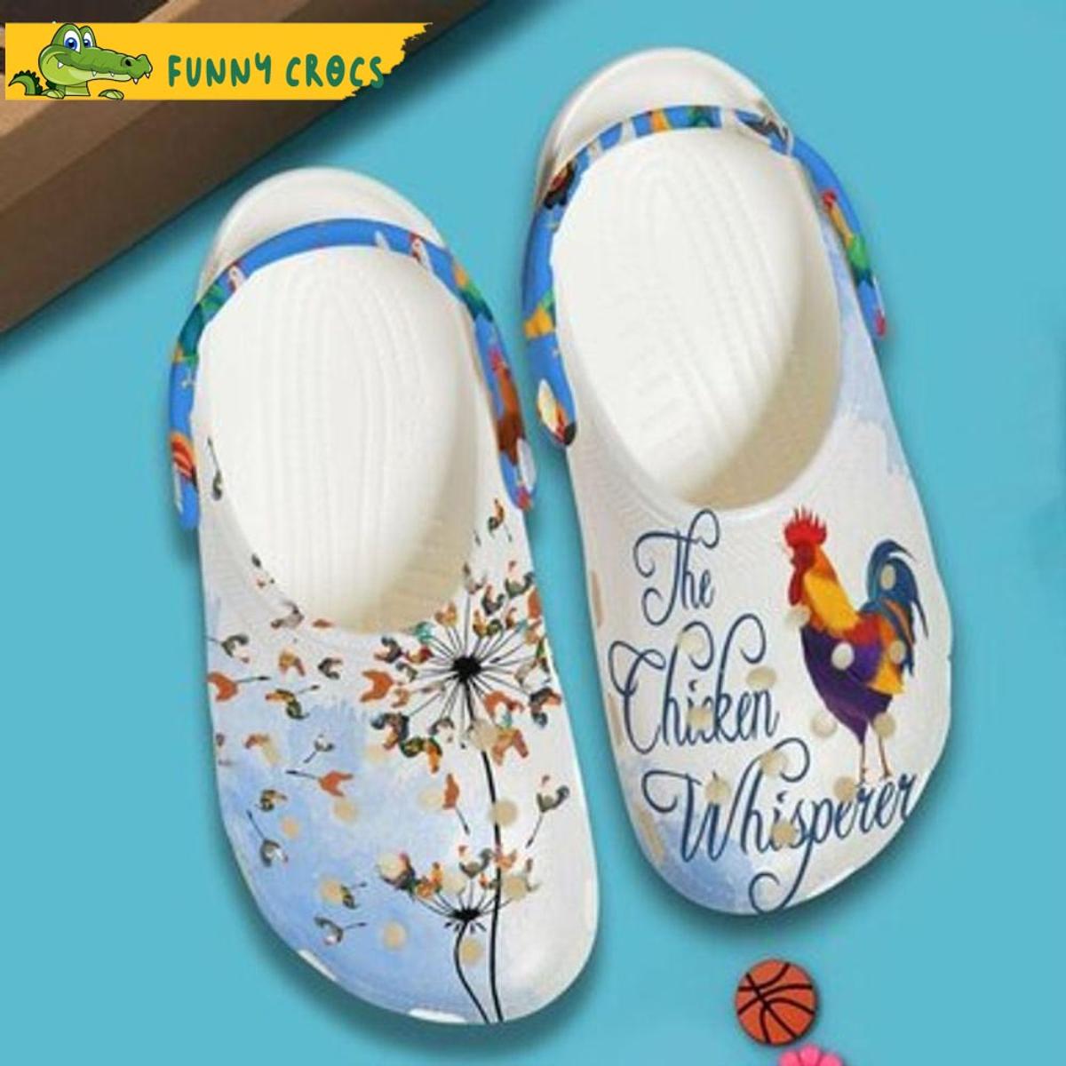 Funny Purple Chicken Crocs Sandals