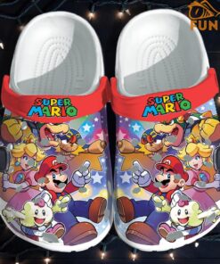 Happy Super Mario Crocs Shoes