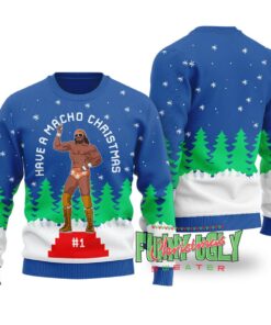 Have A Macho Christmas Randy Savage Funny Sweater