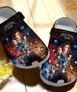 Hellfire Club Characters Stranger Things Crocs Clog Shoes