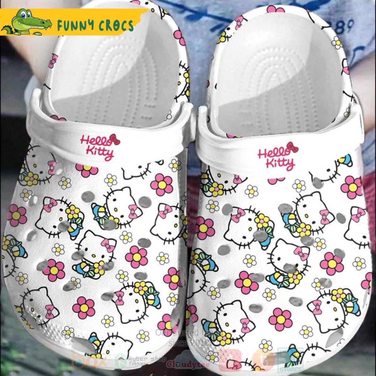 Hello Kitty Pink Crocs Sandals