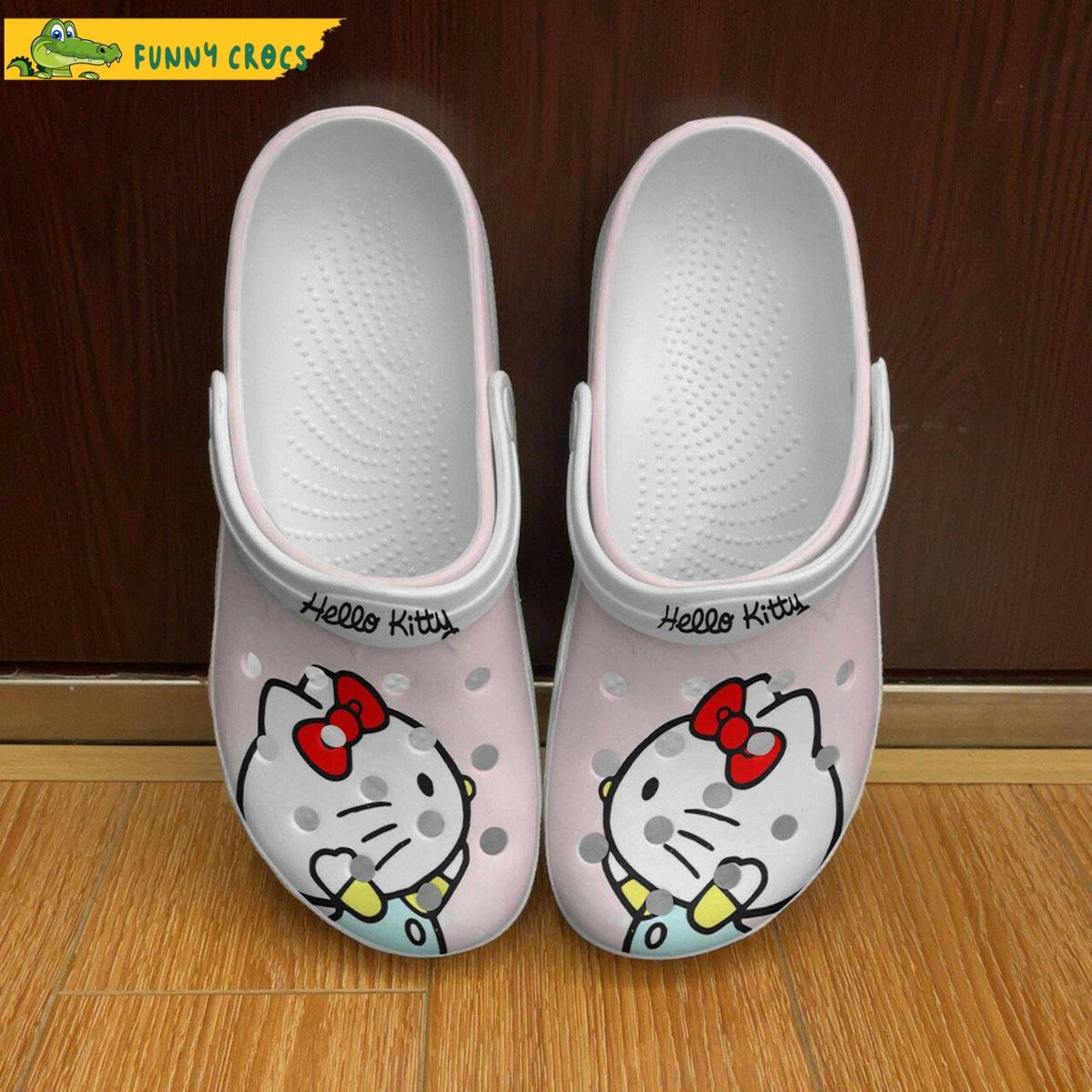 Funny Hello Kitty Cartoon Crocs Classic