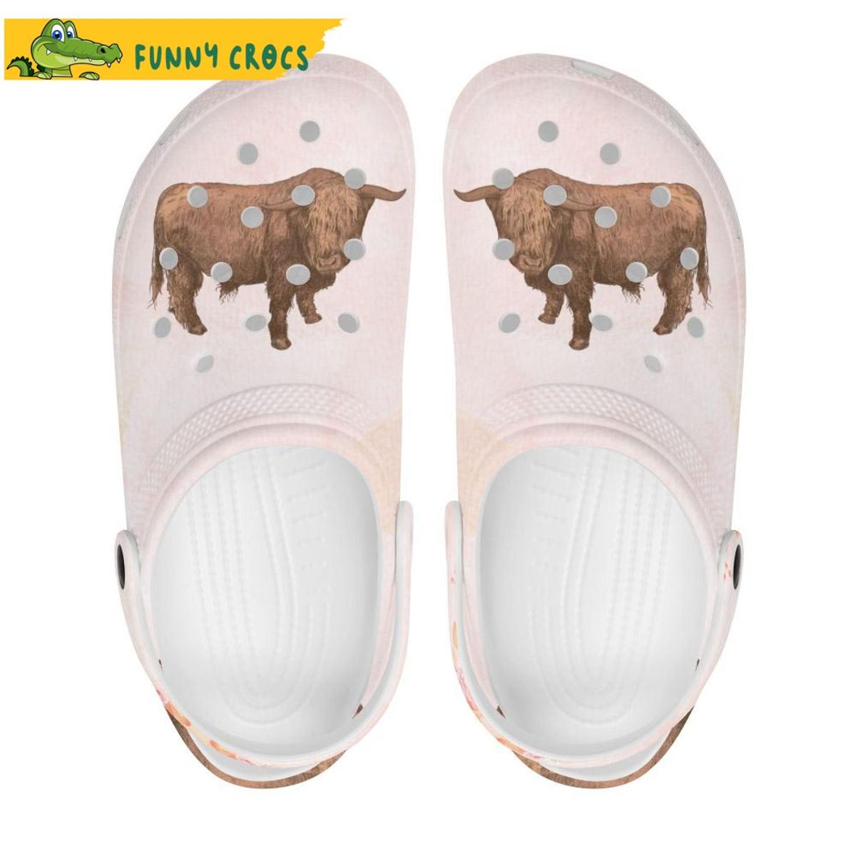 Highlands Cow Women Crocs Shoes