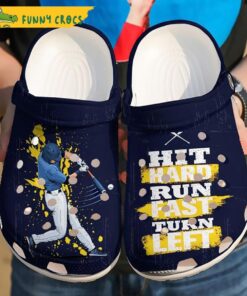 Personalized Baseball Dad Flag Crocs Clog Shoes