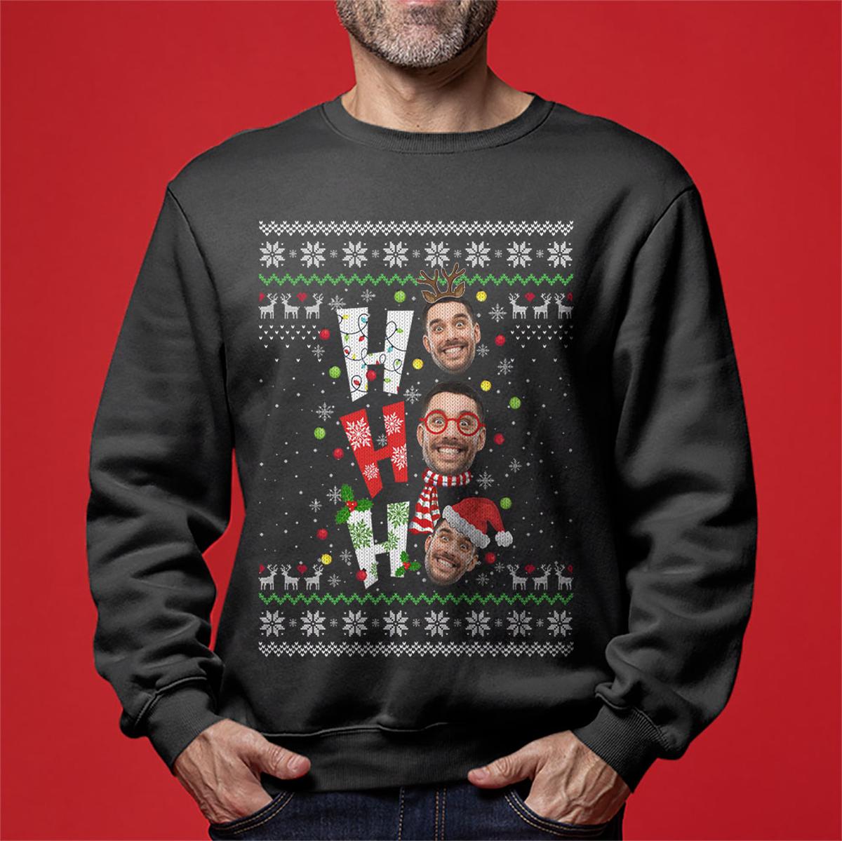 Ho Ho Ho Customize Christmas Sweater