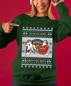 Ho Ho Ho Happy Holigays Christmas Sweaters Women