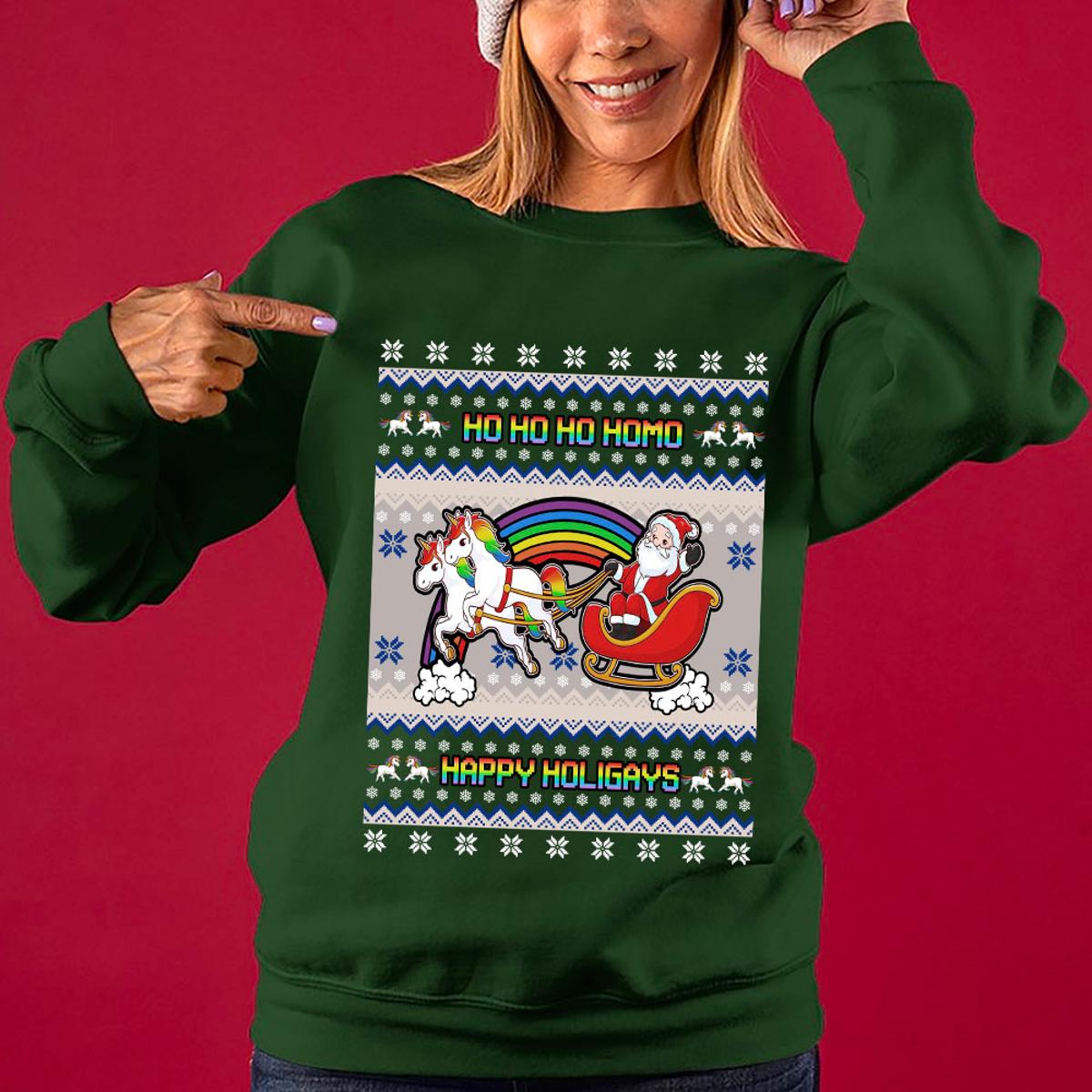 Be Gay Do Crime Lgbt Womens Ugly Sweater