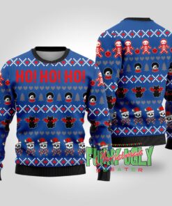 Ho Ho Ho Spooky Funny Christmas Sweater