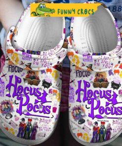 Hocus Pocus I Put A Spell On You Time Witches Halloween Crocs Classic